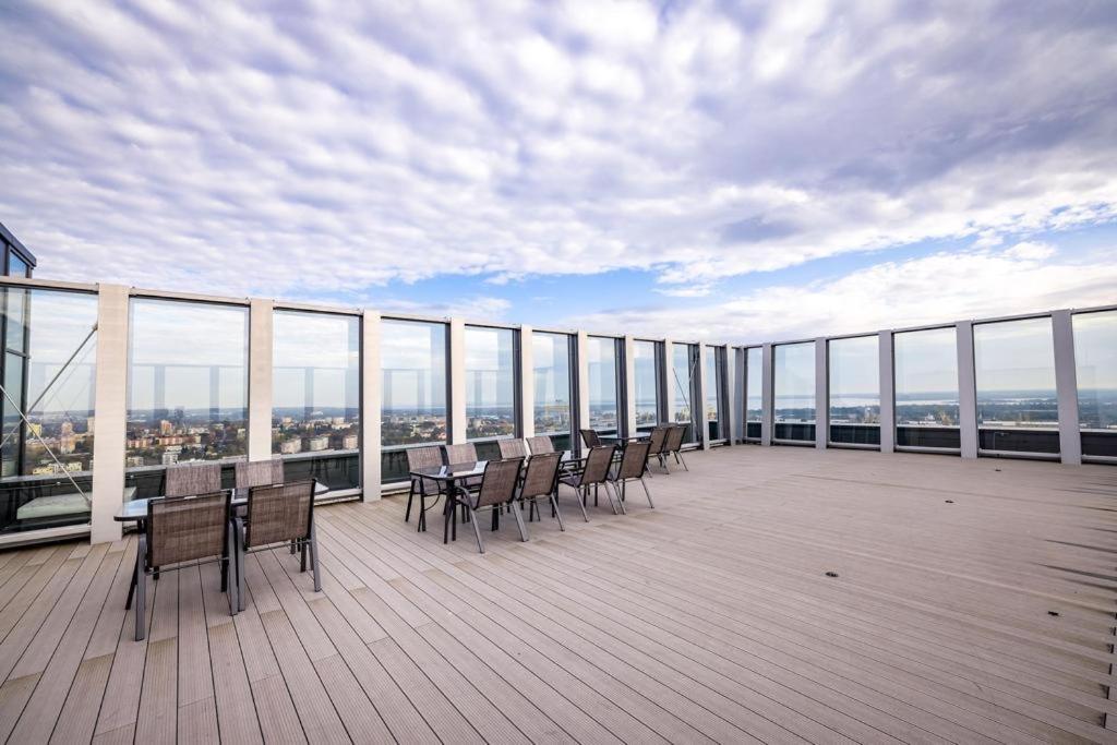 Hanza Tower Lux Sauna&Pool Szczecin Exterior foto